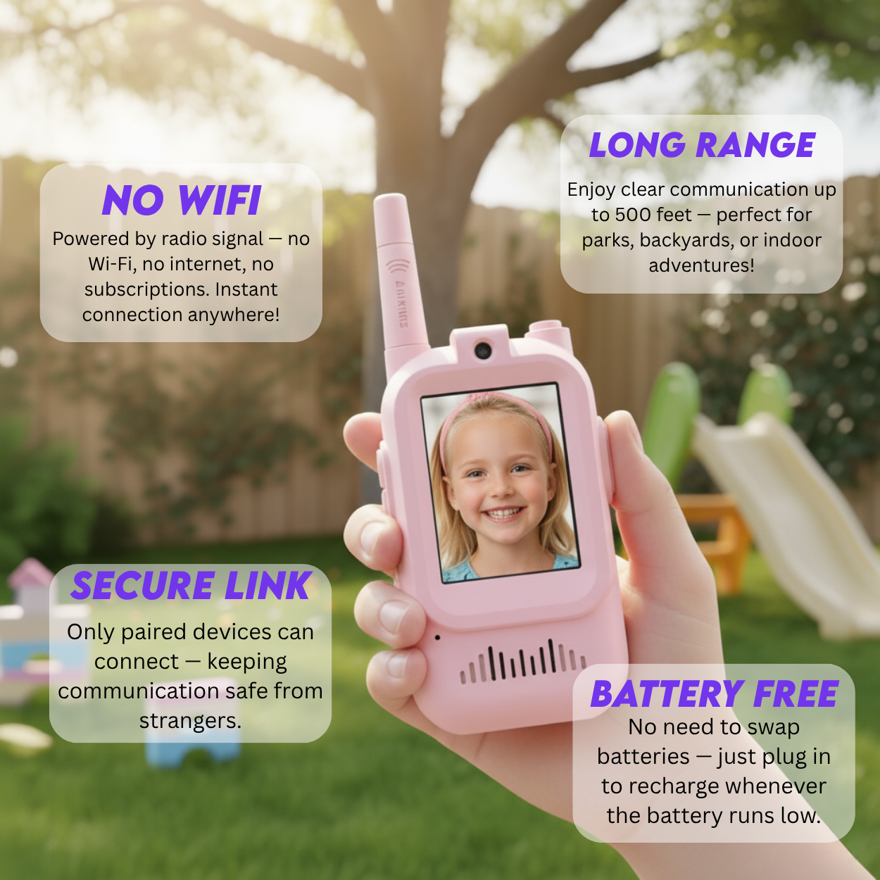 Sialina™ Video Walkie-Talkies